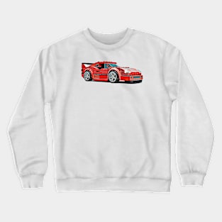 F40 Brick Cartoon Crewneck Sweatshirt